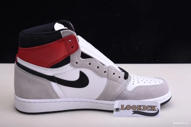 One Kick Smoke Light High 1 Jordan Grey 555088-126 OG Air 0727